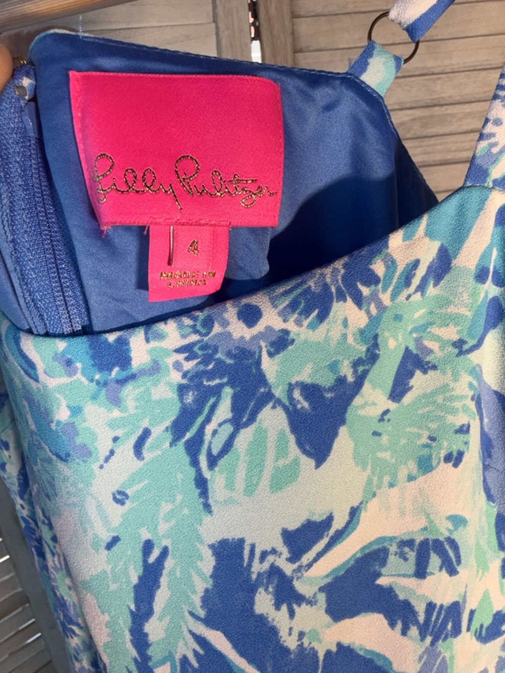 Lilly Pulitzer Laken Romper Midi Dress 4 Blue Haven Hey Hey Soleil Tropical - Picture 8 of 10